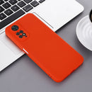 For Xiaomi Redmi Note 11S / Note 11 4G Pure Color Liquid Silicone Shockproof Full Coverage Phone Case(Red)