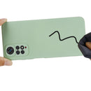 For Xiaomi Redmi Note 11S / Note 11 4G Pure Color Liquid Silicone Shockproof Full Coverage Phone Case(Green)
