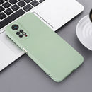 For Xiaomi Redmi Note 11S / Note 11 4G Pure Color Liquid Silicone Shockproof Full Coverage Phone Case(Green)
