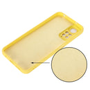 For Xiaomi Redmi Note 11S / Note 11 4G Pure Color Liquid Silicone Shockproof Full Coverage Phone Case(Yellow)