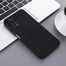 For Xiaomi Redmi Note 11S / Note 11 4G Pure Color Liquid Silicone Shockproof Full Coverage Phone Case(Black)