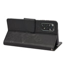 For Xiaomi Redmi Note 11 4G / Note 11S Butterfly Embossed Horizontal Flip Leather Phone Case(Black)