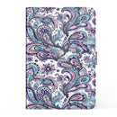 For Samsung Galaxy Tab A8 3D Painted Pattern Leather Tablet Case(Swirl)