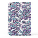 For Samsung Galaxy Tab A8 3D Painted Pattern Leather Tablet Case(Swirl)