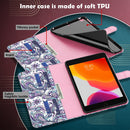 For Samsung Galaxy Tab A8 3D Painted Pattern Leather Tablet Case(Swirl)