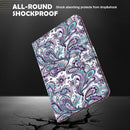 For Samsung Galaxy Tab A8 3D Painted Pattern Leather Tablet Case(Swirl)