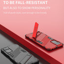 For Xiaomi Redmi Note 11 Pro 5G Gobal Punk Armor 2 in 1 PC + TPU Shockproof Phone Case with Invisible Holder(Orange)
