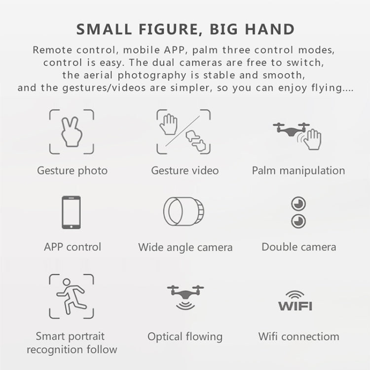 ZLL SG700D Folding 4K HD Dual Camera RC Drone Quadcopter(Black)