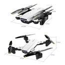 ZLL SG700D Folding 4K HD Dual Camera RC Drone Quadcopter(White)