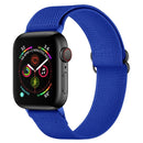 Polyester Nylon Watch Band For Apple Watch Series 7 41mm / 6&SE&5&4 40mm / 3&2&1 38mm(Royal Blue)