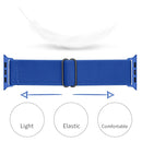 Polyester Nylon Watch Band For Apple Watch Series 7 41mm / 6&SE&5&4 40mm / 3&2&1 38mm(Royal Blue)