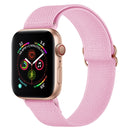 Polyester Nylon Watch Band For Apple Watch Series 7 41mm / 6&SE&5&4 40mm / 3&2&1 38mm(Pink)