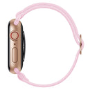 Polyester Nylon Watch Band For Apple Watch Series 7 41mm / 6&SE&5&4 40mm / 3&2&1 38mm(Pink)