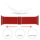 Polyester Nylon Watch Band For Apple Watch Series 7 41mm / 6&SE&5&4 40mm / 3&2&1 38mm(Red)