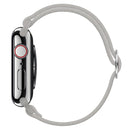 Polyester Nylon Watch Band For Apple Watch Series 7 41mm / 6&SE&5&4 40mm / 3&2&1 38mm(Grey)