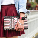 Polyester Nylon Watch Band For Apple Watch Series 7 41mm / 6&SE&5&4 40mm / 3&2&1 38mm(Peach Red)