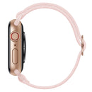 Polyester Nylon Watch Band For Apple Watch Series 7 45mm / 6&SE&5&4 44mm / 3&2&1 42mm(Pink Sand)