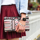 Polyester Nylon Watch Band For Apple Watch Series 7 45mm / 6&SE&5&4 44mm / 3&2&1 42mm(Pink Sand)