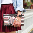 Polyester Nylon Watch Band For Apple Watch Series 7 45mm / 6&SE&5&4 44mm / 3&2&1 42mm(Incarnadine Pink)