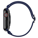 Polyester Nylon Watch Band For Apple Watch Series 7 45mm / 6&SE&5&4 44mm / 3&2&1 42mm(Midnight Blue)