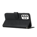 For Samsung Galaxy A23 Stitching Calf Texture Buckle Leather Phone Case(Black)