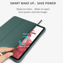 For Samsung Galaxy Tab S8+ / X800 3-folding Honeycomb TPU Smart Leather Tablet Case(Pink)