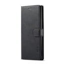 For Samsung Galaxy A13 4G LC.IMEEKE Calf Texture Leather Phone Case(Black)