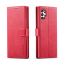 For Samsung Galaxy A13 4G LC.IMEEKE Calf Texture Leather Phone Case(Red)