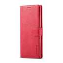 For Samsung Galaxy A13 4G LC.IMEEKE Calf Texture Leather Phone Case(Red)