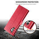 For Samsung Galaxy A13 4G LC.IMEEKE Calf Texture Leather Phone Case(Red)