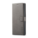 For Samsung Galaxy A13 4G LC.IMEEKE Calf Texture Leather Phone Case(Grey)