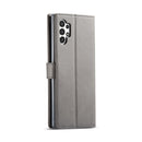 For Samsung Galaxy A13 4G LC.IMEEKE Calf Texture Leather Phone Case(Grey)