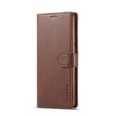 For Samsung Galaxy A33 5G LC.IMEEKE Calf Texture Leather Phone Case(Brown)