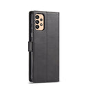 For Samsung Galaxy A33 5G LC.IMEEKE Calf Texture Leather Phone Case(Black)