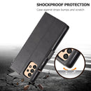 For Samsung Galaxy A33 5G LC.IMEEKE Calf Texture Leather Phone Case(Black)