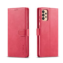 For Samsung Galaxy A33 5G LC.IMEEKE Calf Texture Leather Phone Case(Red)