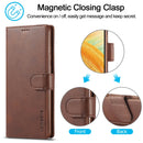 For Samsung Galaxy A33 5G LC.IMEEKE Calf Texture Leather Phone Case(Yellow)