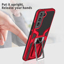 For Samsung Galaxy S22+ 5G Armor 2 in 1 PC + TPU Magnetic Phone Case(Red)