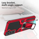 For Samsung Galaxy S22+ 5G Armor 2 in 1 PC + TPU Magnetic Phone Case(Red)