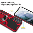 For Samsung Galaxy S22+ 5G Armor 2 in 1 PC + TPU Magnetic Phone Case(Red)