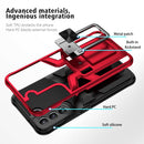 For Samsung Galaxy S22+ 5G Armor 2 in 1 PC + TPU Magnetic Phone Case(Red)
