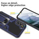 For Samsung Galaxy S22+ 5G Armor 2 in 1 PC + TPU Magnetic Phone Case(Blue)