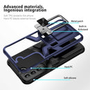 For Samsung Galaxy S22+ 5G Armor 2 in 1 PC + TPU Magnetic Phone Case(Blue)