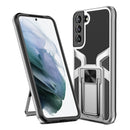 For Samsung Galaxy S22+ 5G Armor 2 in 1 PC + TPU Magnetic Phone Case(Silver)