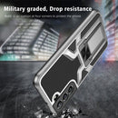 For Samsung Galaxy S22+ 5G Armor 2 in 1 PC + TPU Magnetic Phone Case(Silver)