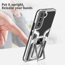 For Samsung Galaxy S22+ 5G Armor 2 in 1 PC + TPU Magnetic Phone Case(Silver)