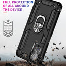 For OPPO A36 / A76 Shockproof TPU + PC Phone Case(Black)
