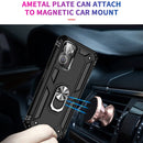 For OPPO A36 / A76 Shockproof TPU + PC Phone Case(Black)