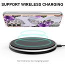 For Samsung Galaxy A13 4G Electroplating IMD TPU Phone Case(Purple Flower)