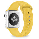 Sunflower Embossing Silicone Watch Band For Apple Watch Series 7 41mm / 6&SE&5&4 40mm / 3&2&1 38mm(Ginger)